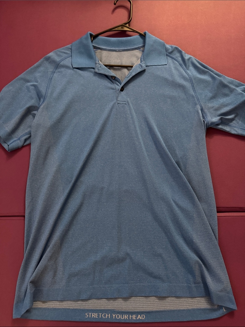 lululemon athletica Men's Sky Blue Performance Polo